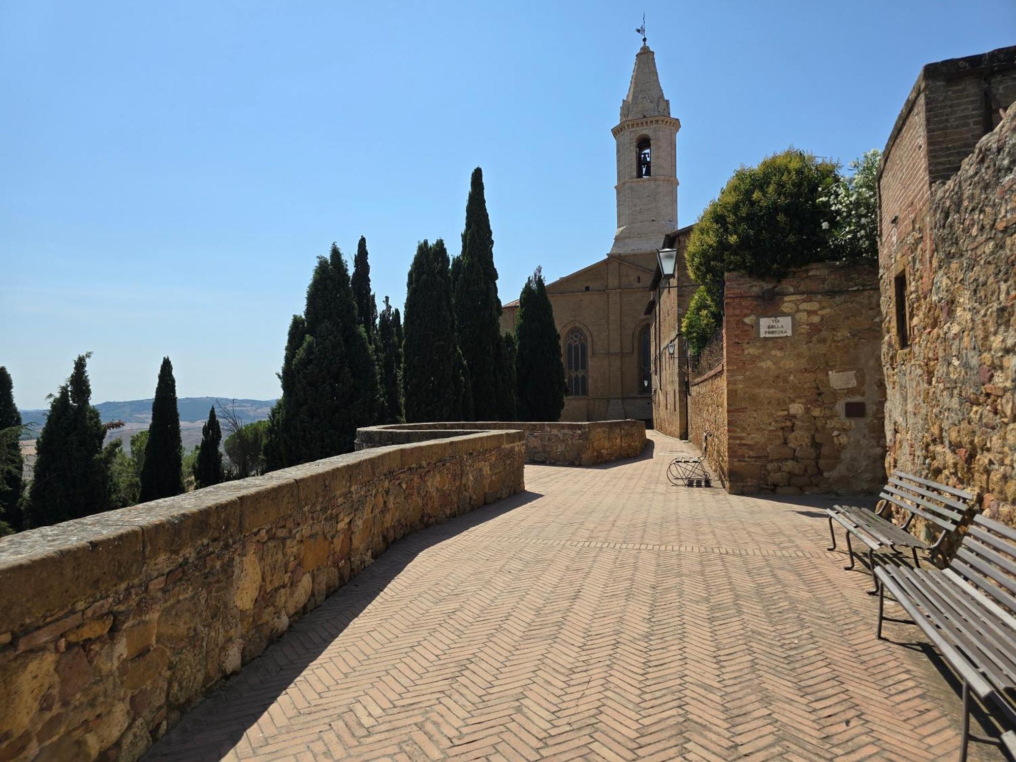 Finestra Dell'Angelo Pienza Exterior foto